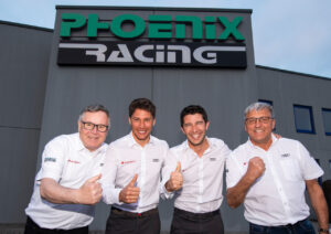 Team Phoenix Racing Dirk Theimann, Loïc Duval, Mike Rockenfeller, Ernst Moser